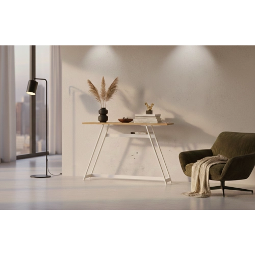 KONSOLA - REGAŁA Z DREWNA LITEGO DĄB OLCHA JESION SKD-381